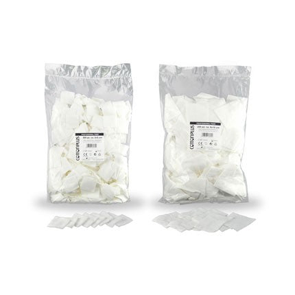 Професионални Памучни Тампони 5x5 см – 500 бр | Медицински и Козметични, 100% Хидро-преплетен Памук