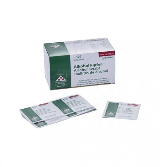 Алкохолни Тампони 70% IPA | За Медицинска и Хигиенна Употреба | 100 бр.