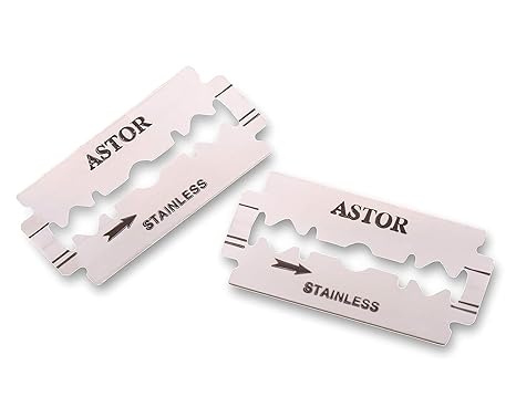 BIC ASTOR Platinum Ножчета за Самобръсначка | 100 бр. | Двойно Острие от Неръждаема Стомана