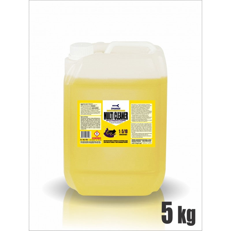 MULTI CLEANER 5 л | Мултифункционален Почистващ Препарат за Интериор и Повърхности | Българско Производство