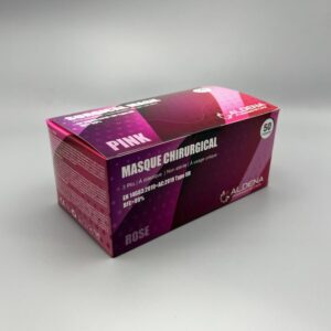 Медицински маски ALDENA – лилави и розови | Type IIR, трислойни, 50 бр