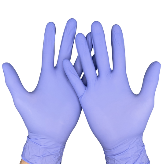 Виолетови нитрилни ръкавици ALDENA 4 гр – 100 бр | Без пудра, латекс-фрий, професионални