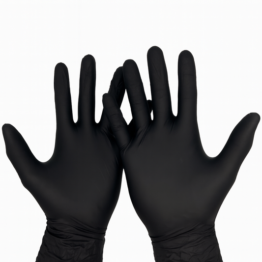 Черни нитрилни ръкавици ALDENA 3 гр – 100 бр | Без пудра, нестерилни