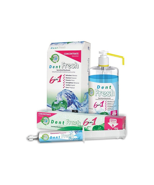 DENT FRESH ORIGINAL 6in1 Концентрат | Вода за Уста с Хлорхексидин | CERKAMED