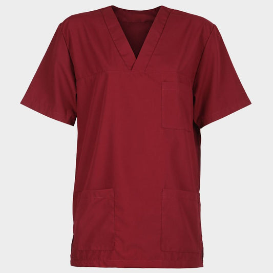 M3 BORDEAUX | Медицински Комплект Туника и Панталон | Унисекс Модел | Бордо | 65% Полиестер / 35% Памук