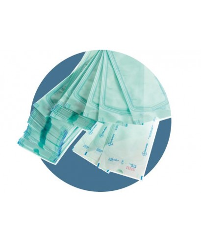 Пликове за стерилизация, самозалепващи – 230 × 90 мм | С индикатор за пара и EO газ, 200 бр