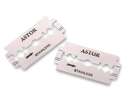 BIC ASTOR Platinum Ножчета за Самобръсначка | 100 бр. | Двойно Острие от Неръждаема Стомана