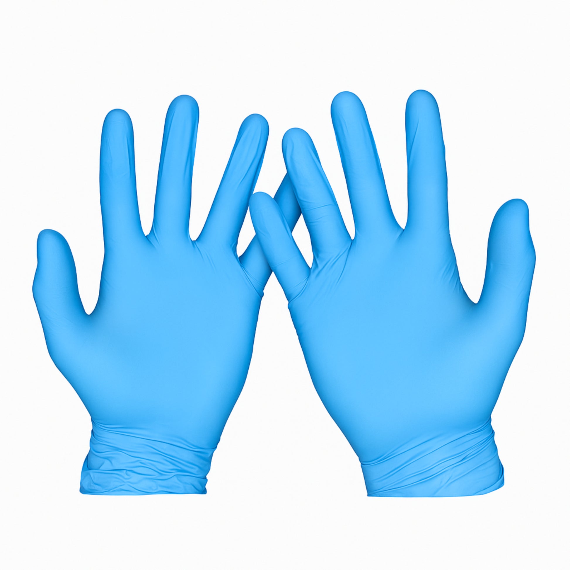 Сини нитрилни ръкавици ALDENA – 100 броя, медицински и защитни