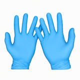 Сини нитрилни ръкавици ALDENA – 100 броя, медицински и защитни