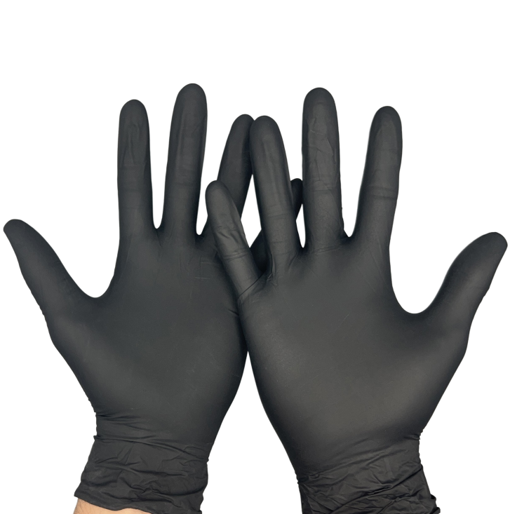 Черни нитрилни ръкавици Industrial ALDENA 5 гр – 100 бр | Без пудра, индустриални, висок клас