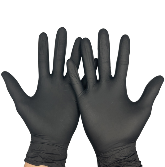 Черни нитрилни ръкавици Industrial ALDENA 5 гр – 100 бр | Без пудра, индустриални, висок клас