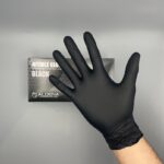 Черни нитрилни ръкавици Industrial ALDENA 5 гр – 100 бр | Без пудра, индустриални, висок клас