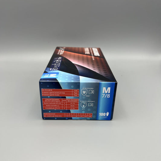 Латексови ръкавици без пудра ALDENA – 100 бр | Еластични, медицински, еднократни