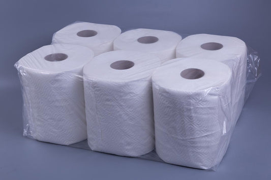 Кухненска ролка	800гр 100% целуоза бяла 3-пластова 6бр