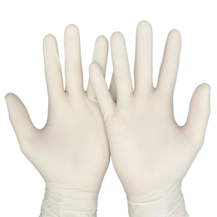 Латексови ръкавици без пудра ALDENA – 100 бр | Еластични, медицински, еднократни