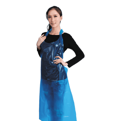 Престилки полиетилен син/бял – 100 бр | Еднократни, водоустойчиви, защитни