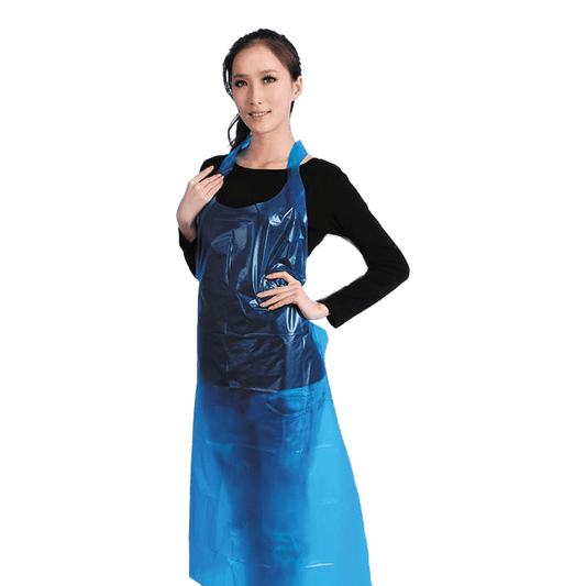Престилки полиетилен син/бял – 100 бр | Еднократни, водоустойчиви, защитни