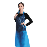 Престилки полиетилен син/бял – 100 бр | Еднократни, водоустойчиви, защитни