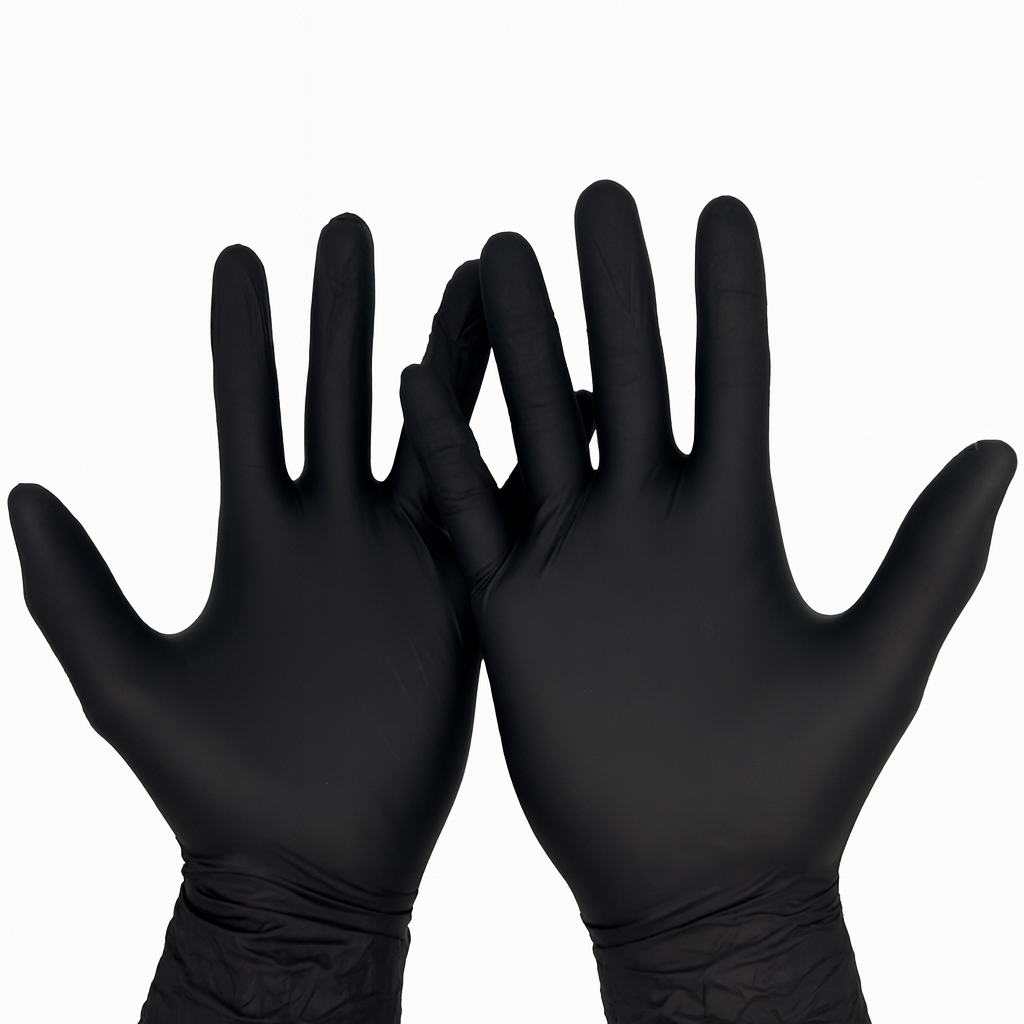 Черни нитрилни ръкавици ALDENA 3 гр – 100 бр | Без пудра, нестерилни