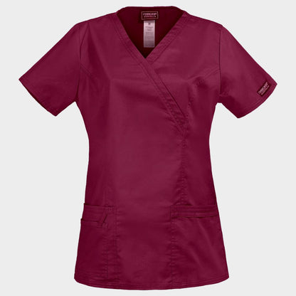 Дамска медицинска туника CHEROKEE WRAP BORDEAUX WWE4728