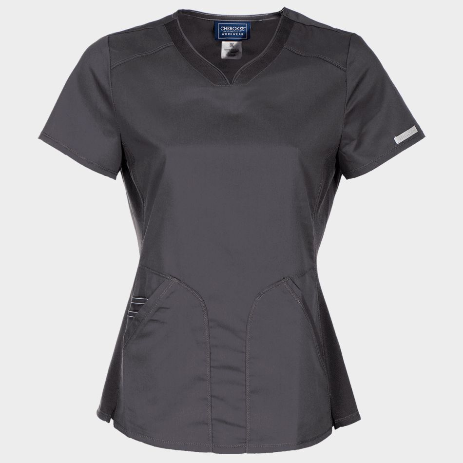 Дамска медицинска туника CHEROKEE V-NECK GREY WWE601