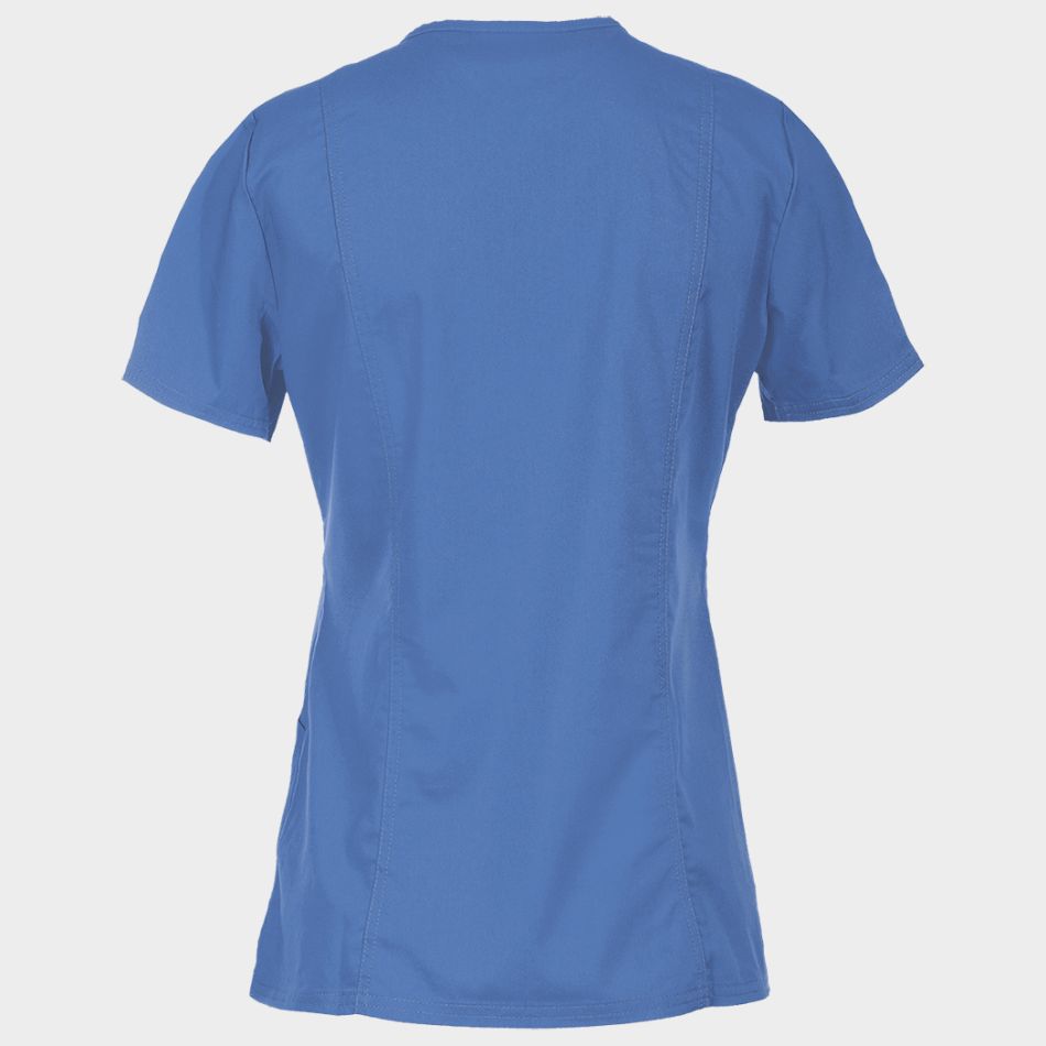 Дамска медицинска туника CHEROKEE WRAP LIGHT BLUE WWE610