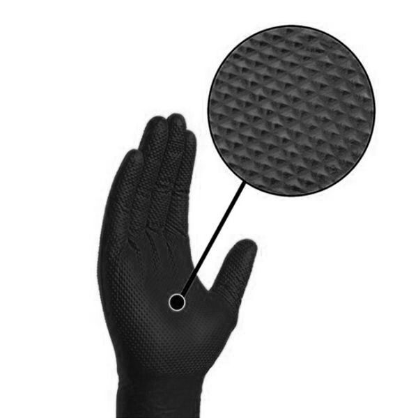 Черни нитрилни ръкавици ALDENA 8 гр – 50 бр