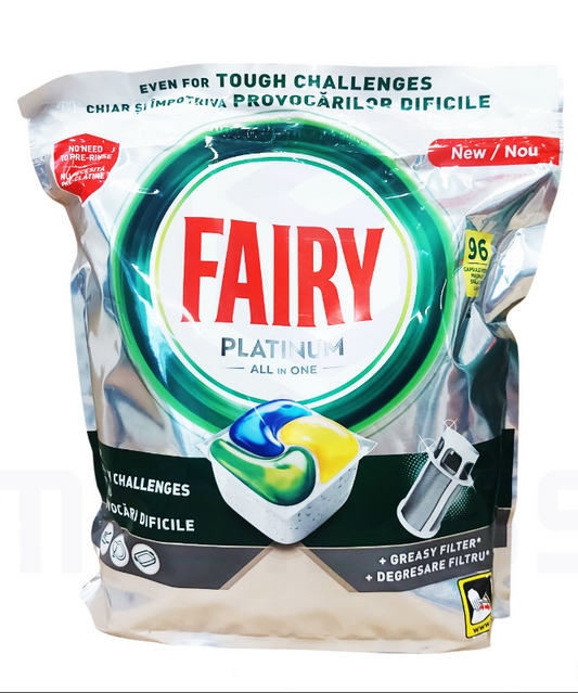 Fairy Platinum All in One 96 бр | Капсули за Съдомиялна Машина