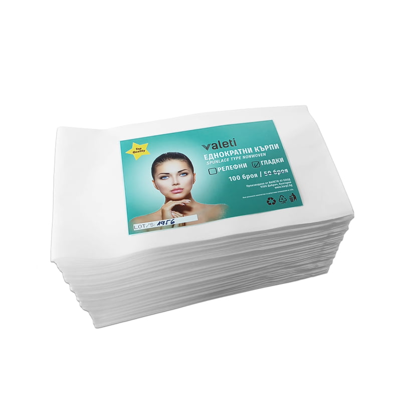 Еднократни Кърпи Spunlace 40×70 см | 100 бр. | Гладки, Здрави и Меки