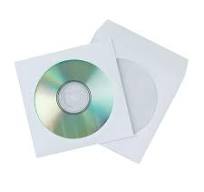 Плик за CD с прозорец бял