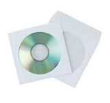 Плик за CD с прозорец бял