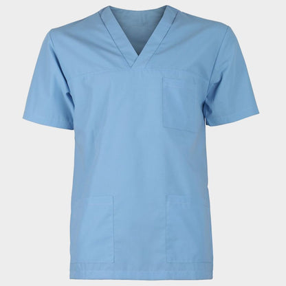 M3 LIGHT BLUE | Медицински Комплект Туника и Панталон | Унисекс | Светлосин Цвят | 65% Полиестер / 35% Памук