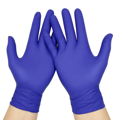 Индиго нитрилни ръкавици ALDENA – 100 бр., професионални, без пудра, за медицина и индустрия