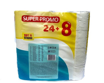 Тоалетна хартия Perfex – 32 бр., 3 пласта