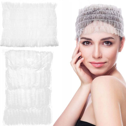 Еднократни Найлон Ленти за Глава | 100 бр. | Хигиенични и Еластични