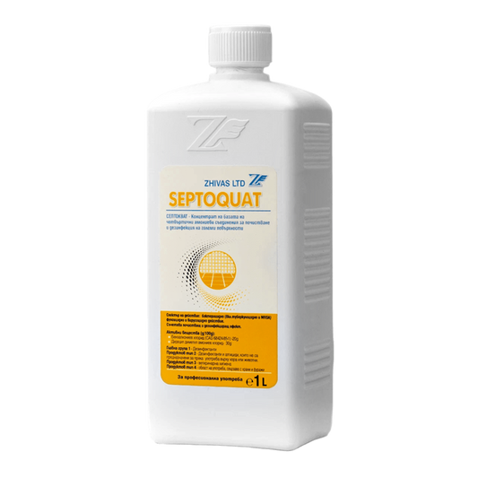 Septoquat 1 L – Професионален концентрат за почистване и дезинфекция на повърхности | Септокват