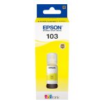 Epson 103 EcoTank Yellow | Оригинално Мастило 7,500 стр. | 65 мл