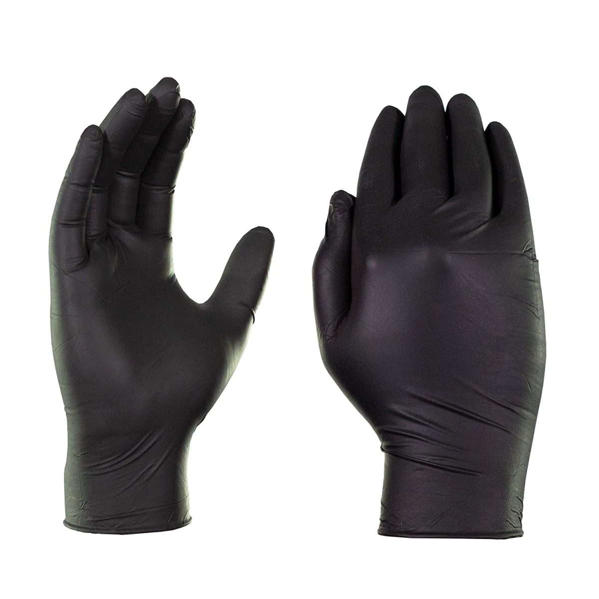 Черни / Сини нитрилни ръкавици за преглед (S/M/L) | Black / Blue Nitrile Practic Super Plus 20 бр - Image 2
