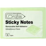 Самозалепващи листчета 75×50 жълт пастел – 100 л | Sticky Notes Pastel Yellow - Image 2