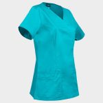Дамска медицинска туника CHEROKEE WRAP LIGHT PETROL WWE4728 - Image 4