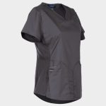 Дамска медицинска туника CHEROKEE V-NECK GREY WWE601 - Image 2