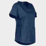 Дамска медицинска туника CHEROKEE V-NECK DARK BLUE WWE601 - Image 4