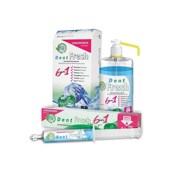 DENT FRESH ORIGINAL 6in1 Концентрат | Вода за Уста с Хлорхексидин | CERKAMED