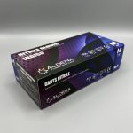 Индиго нитрилни ръкавици  Без пудра, текстурирани,ALDENA 3 гр – 100 бр | - Image 2