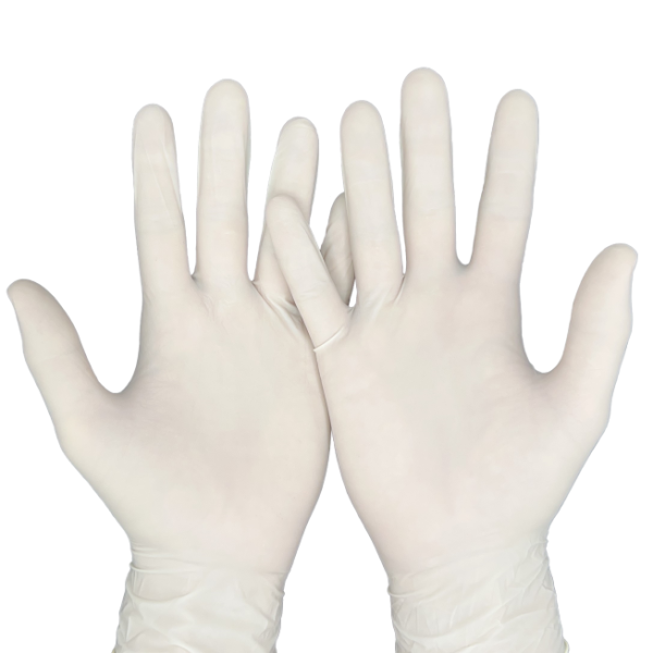 Латексови ръкавици с пудра100 бр | Еднократни, еластични, медицински MUMU