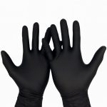 Черни нитрилни ръкавици  Без пудра, нестерилни ALDENA 3 гр – 100 бр |