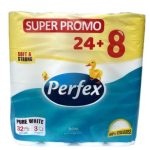 Perfex Premium – Трислойна тоалетна хартия, 100% целулоза (32 бр)