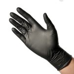 Нитрилни ръкавици Serix Coal – 100 бр | Без пудра, черни, здрави, еднократни - Image 2