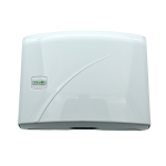 Дозатор за кърпи Z-fold CleanLine, бял | PVC, заключване, 200 кърпи